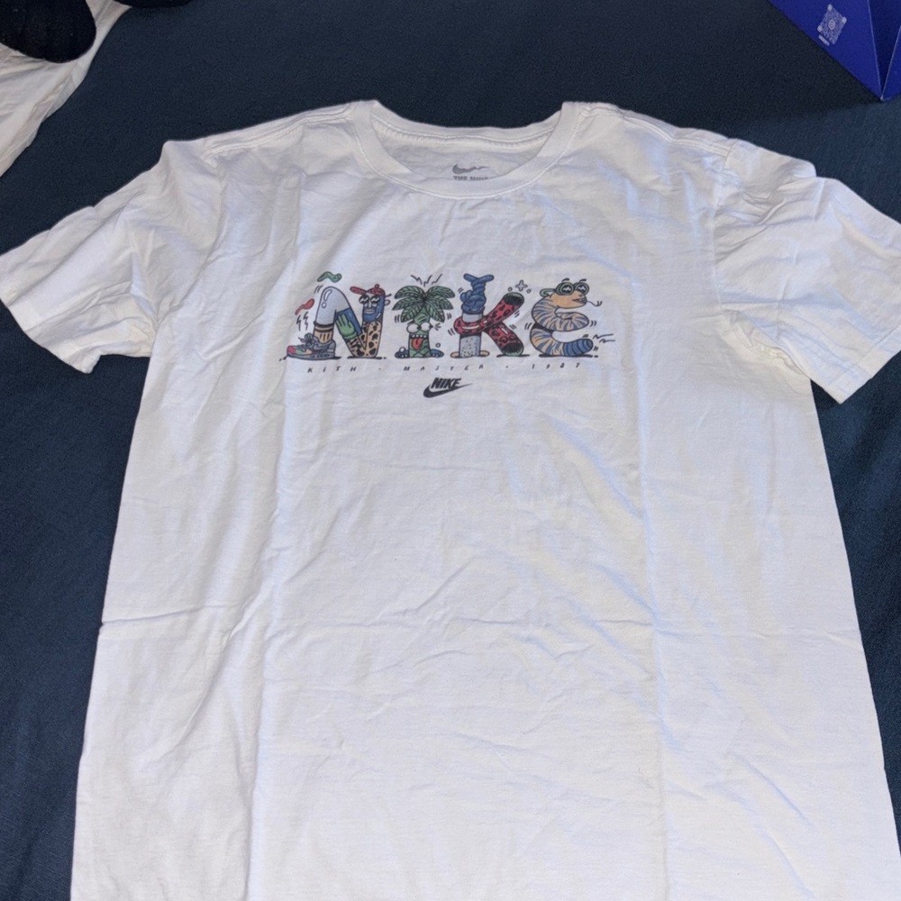 Kith White Graphic Short Sleeve Men's Tee